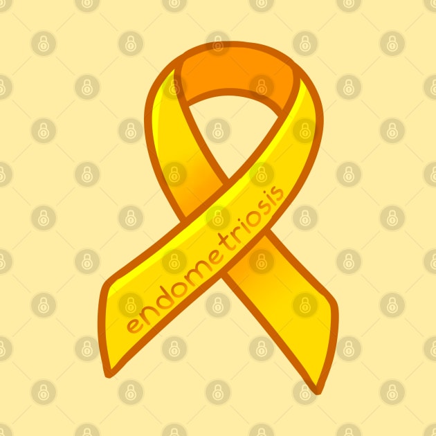 Endometriosis Awareness Ribbon by leashonlife