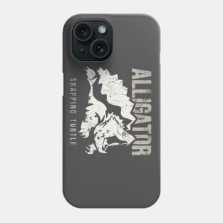 Alligator snapping turtle, reptiles lovers Phone Case