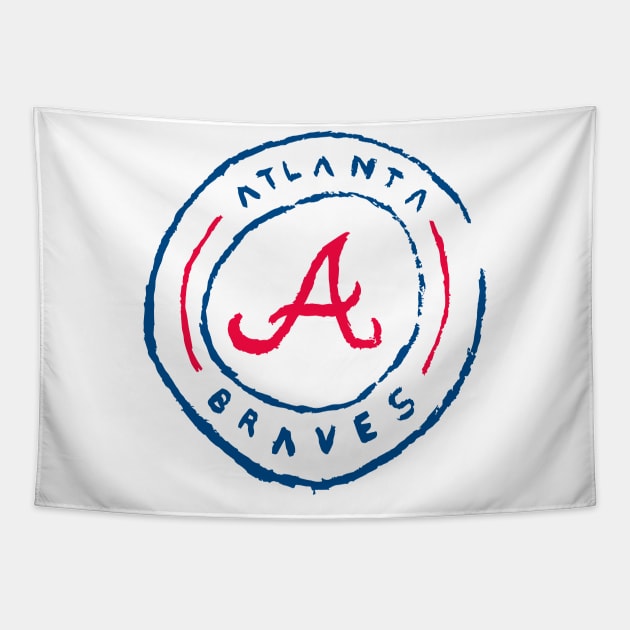 Atlanta Braveeees 02 Tapestry by Very Simple Graph