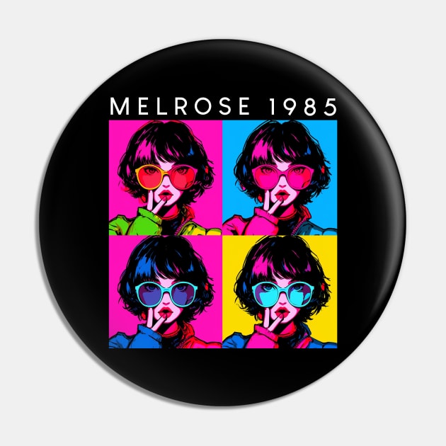 Melrose 1985 Pin by Underground Cargo