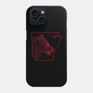 Red Wolf State Phone Case