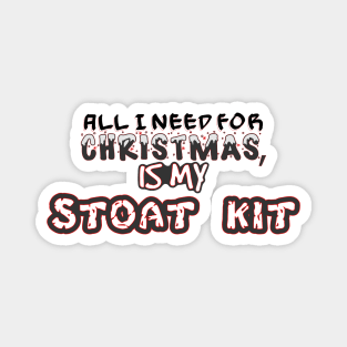 My Stoat Is All I Need This Christmas Magnet