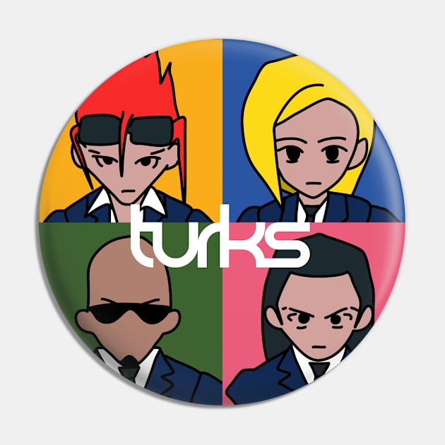 Turks (FF7 Low Poly) Pin by Cleobule