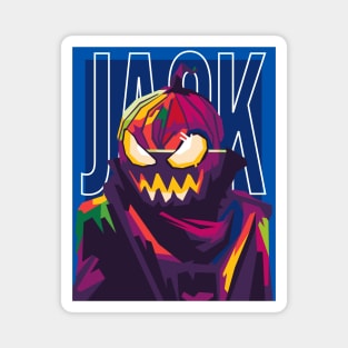 jack o lantern halloween Magnet