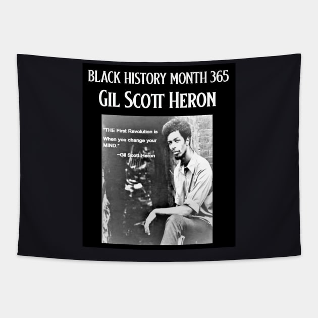 Gil Scott-Heron: The Inner Revolution Tapestry by Black Expressions