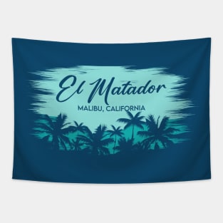 El Matador Beach Malibu, California Retro Beach Landscape Tapestry