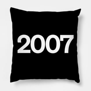 2007 Pillow