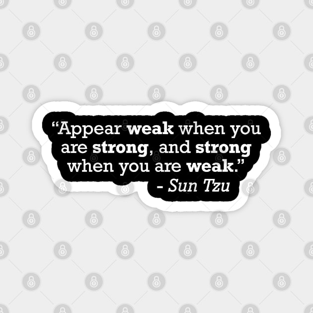 Sun Tzu Art Of War Quote Magnet by zap