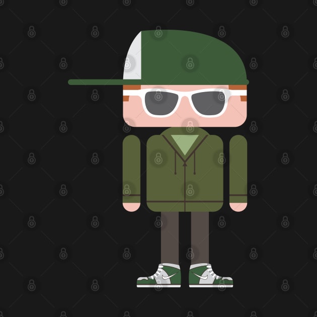 Hipster in green by AdiDsgn