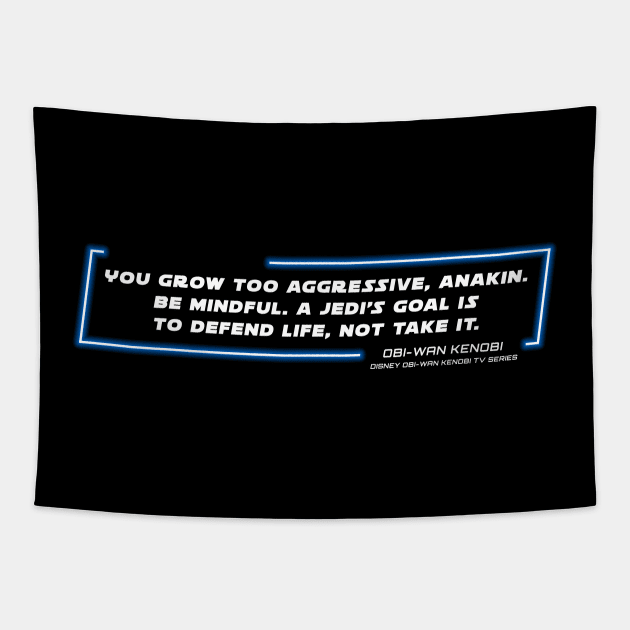 OWKS - OWK - Be Mindful - Quote Tapestry by LordVader693