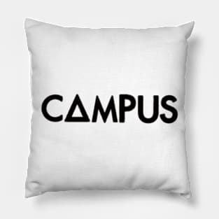 campus  (black) Pillow