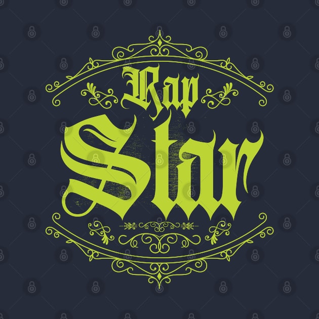 Rap Star Green Classic by CTShirts