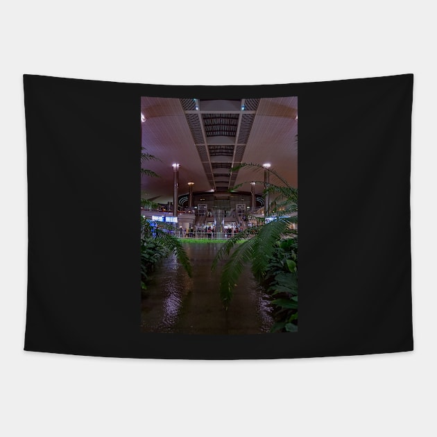 Dubai Airport Terminal 2012 Tapestry by likbatonboot