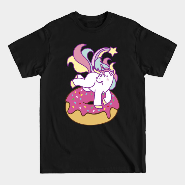 Discover Unicorn and donut - Unicorn - T-Shirt