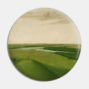 Fort Union, Mouth of the Yellowstone River, 2000 Miles above St. Louis by George Catlin Pin