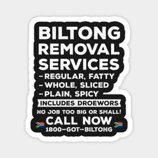 Biltong Removal Services South Africa Braai Magnet