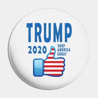 Trump 2020 Keep America Great Pin