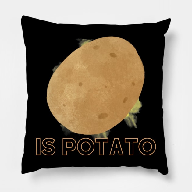Is Potato [G] Pillow by Zero Pixel