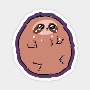 Sad Li'l Jelly Bean Sloth Magnet