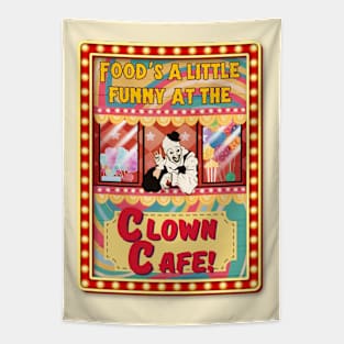 Clown Cafe with Art the Clown ! Tapestry