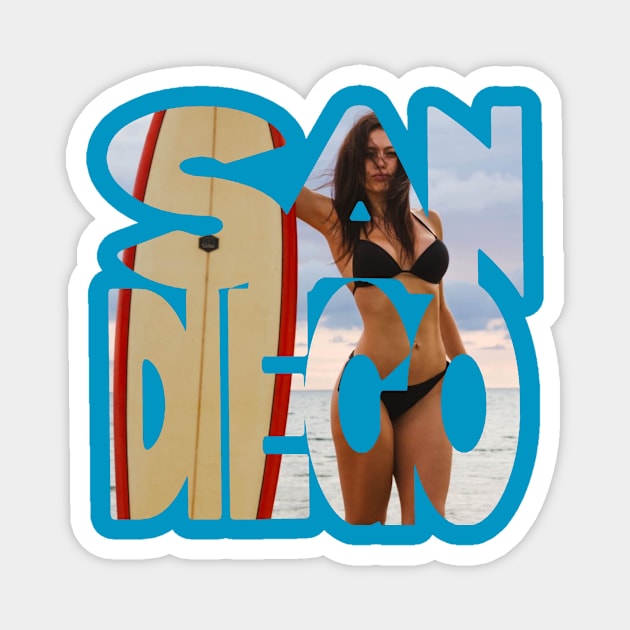 San Diego Magnet by AndrewKennethArt