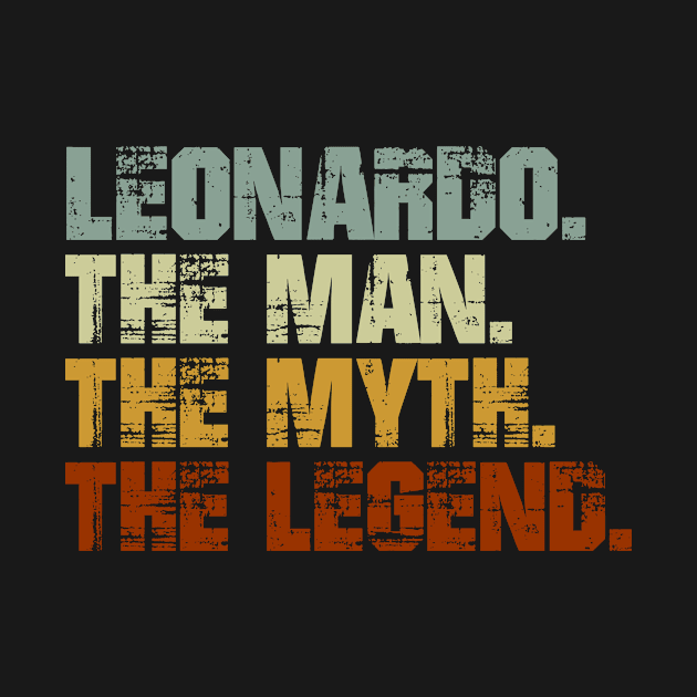 Leonardo The Man The Myth The Legend by designbym