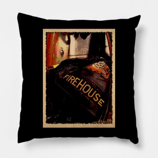 Heart-Pounding Harmonies Firehouses Merchandise for Those Who Crave Classic Rock Passion Pillow