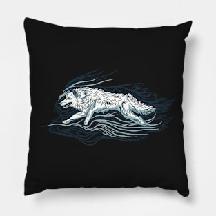 Wolf Run Pillow