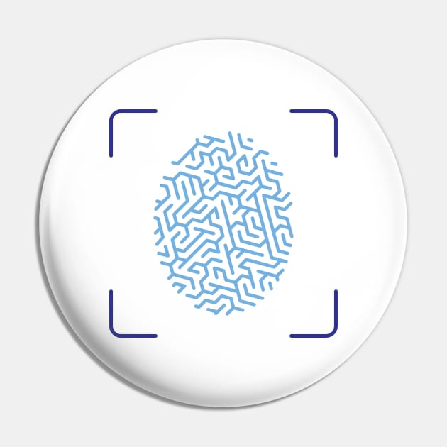 Fingerprint maze Pin by RNko