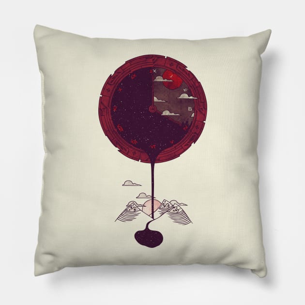 night falling Pillow by againstbound