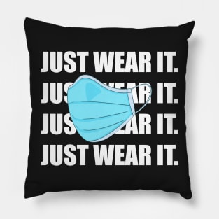 Just Wear It for Boys Men Girls Women Kids Pillow