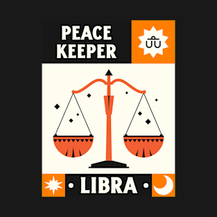 Peace Keeper Libra  Design T-Shirt