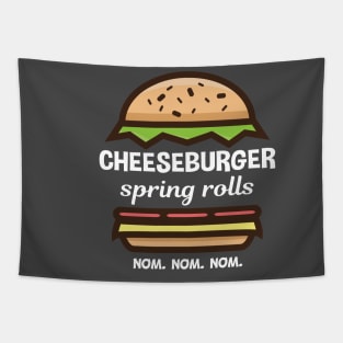 Cheeseburger Spring Roll NOM NOM NOM Tapestry