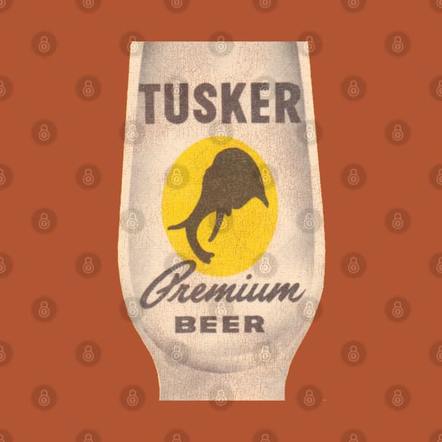 Tusker Premium Beer Retro Defunct Breweriana by darklordpug