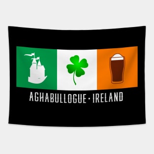 Aghabullogue Ireland, Gaelic - Irish Flag Tapestry