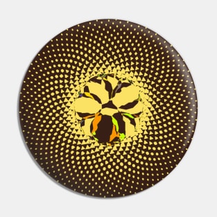 3D Phyllotaxis Flower Pin