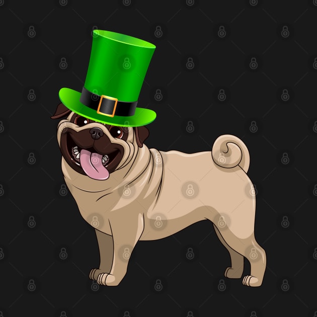 Pugs Leprechaun Hat - Gift For Pugs Owner Puppy,Saint Patrick's Day, Irish,Ireland ,Leprechaun,Hat, Lover by HarrietsDogGifts