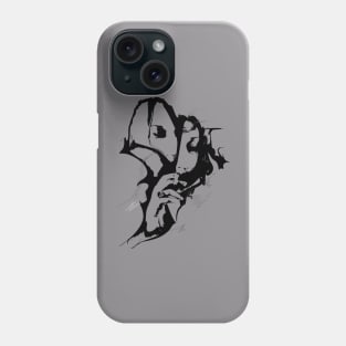 Smoking woman Phone Case