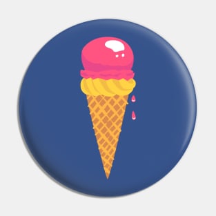 Ice Cream Cone Pin