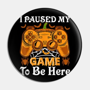 HALLOWEEN VIDEO GAMER Pumpkin Jack O Lantern Pin