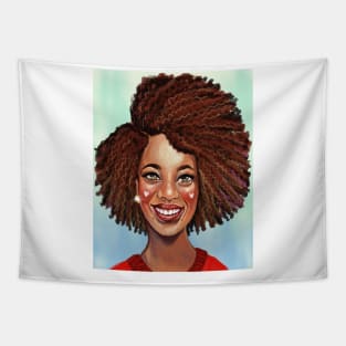 Curly Fro Tapestry