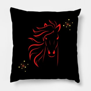 horse design Pillow