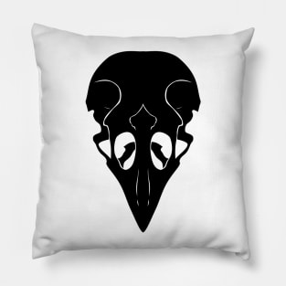 Crow Skull Pillow