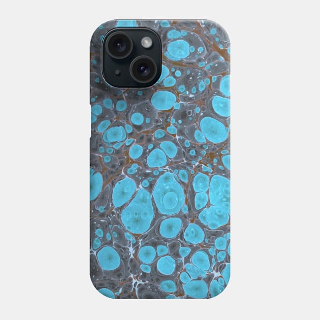 Blue Bubble Pattern Phone Case by softbluehum