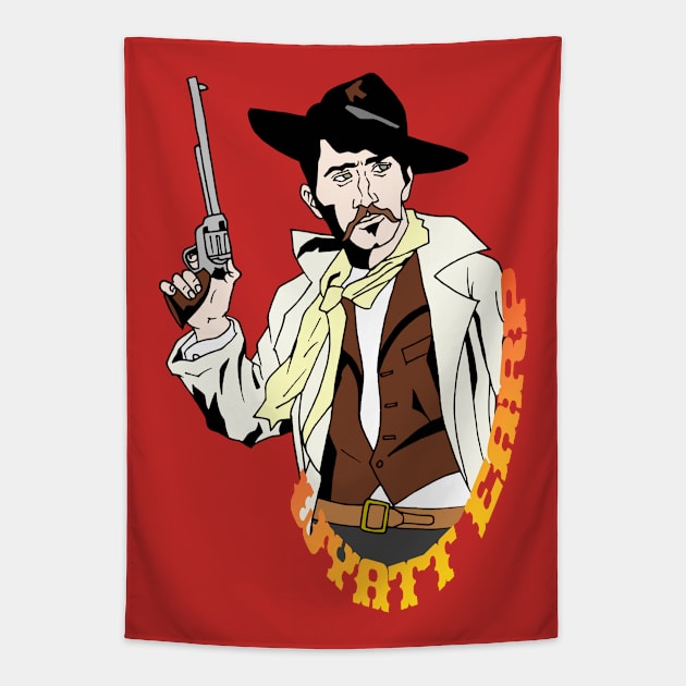 Wyatt Earp Tapestry by FieryWolf