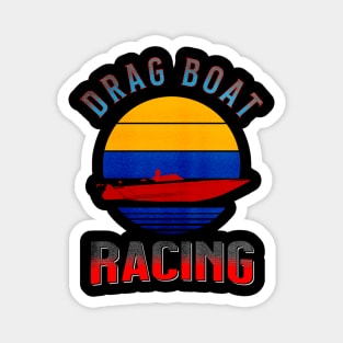 Drag Boat Racing Fast Speed Watercraft Boating Magnet