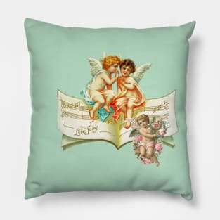 music angel cherubs Pillow