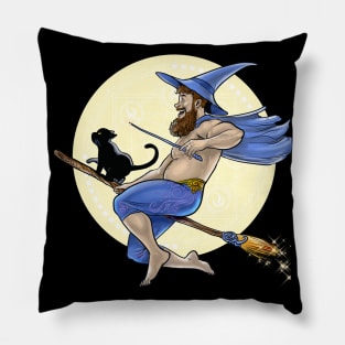 Witch Boy - Blue/Sapphire Pillow