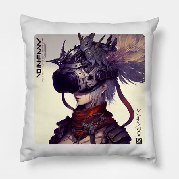 Final Fantasy Virtual Reality Type 0 II Pillow by michaelkanouse