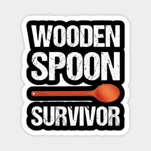 Vintage Wooden Spoon Survivor Magnet